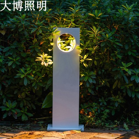 LED草坪燈7W現代特色方形圓心款簡約小區(qū)草坪亮化鋁制廠家批發(fā)